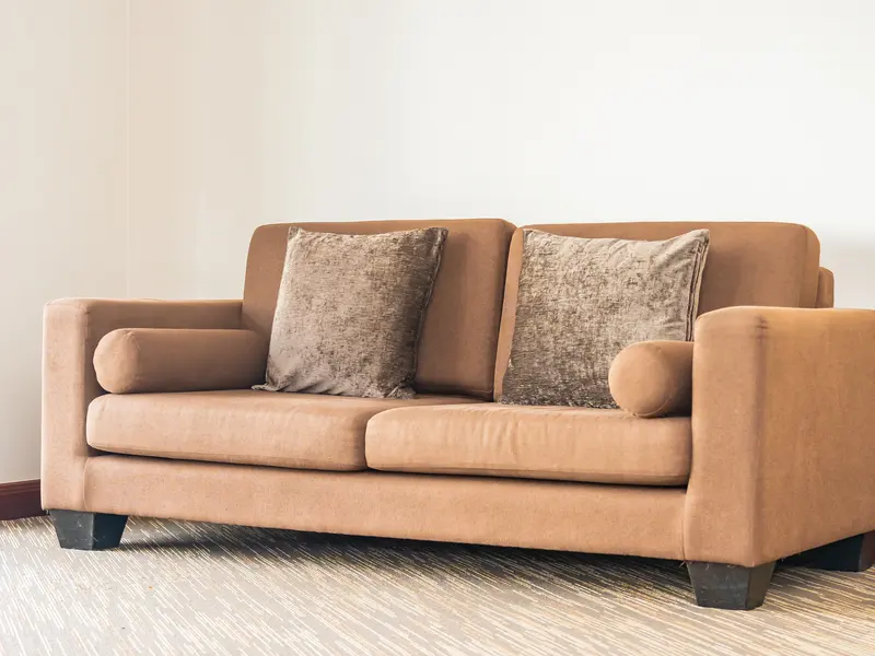 Interior de casa com mobiliário elegante
